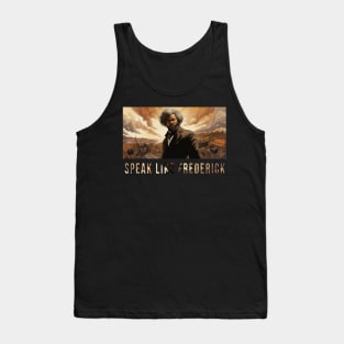 Speak Like Frederick, Frederick Douglass, Black History Tank Top